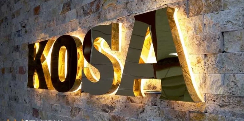 Thiết Kế Chữ Nổi Inox Vàng