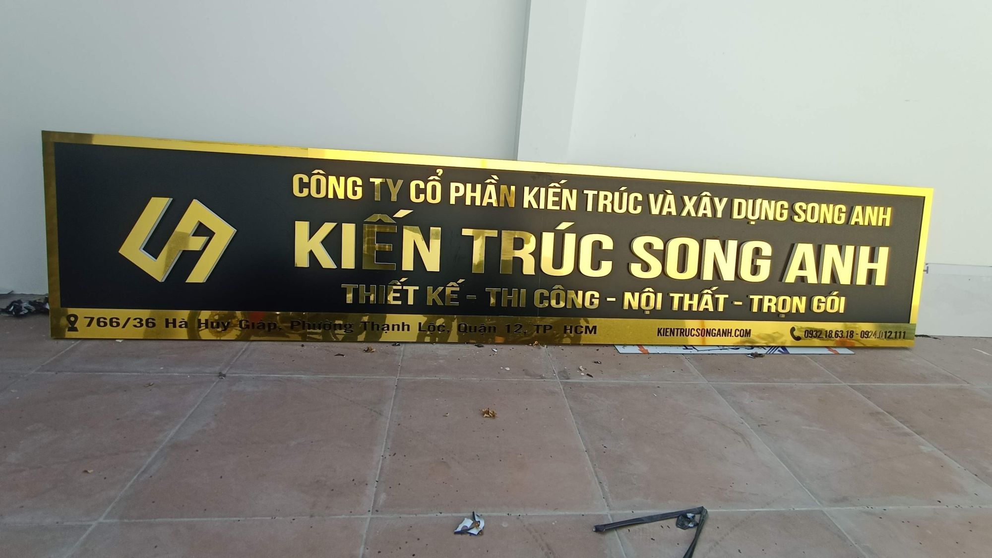 Thiết Kế Bảng Hiệu Chữ Nổi Alu Đẹp