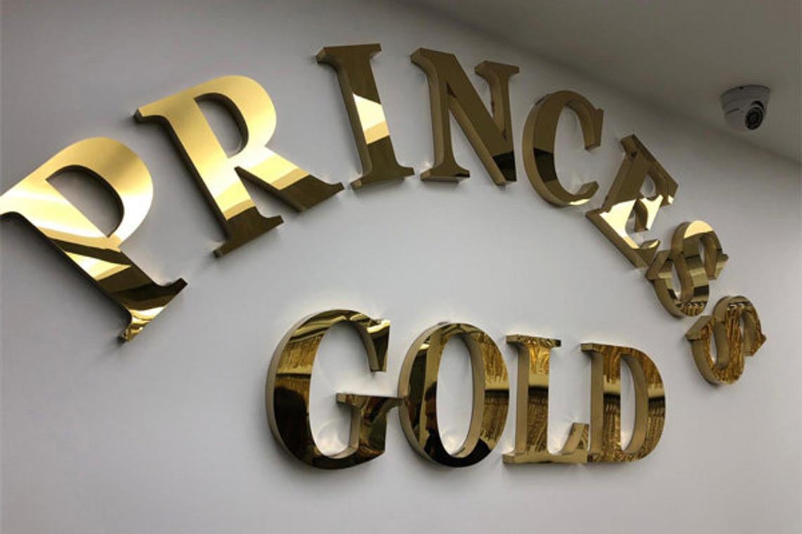 Gia Công Chữ Inox Vàng Gương Cao Cấp, Sáng Bóng