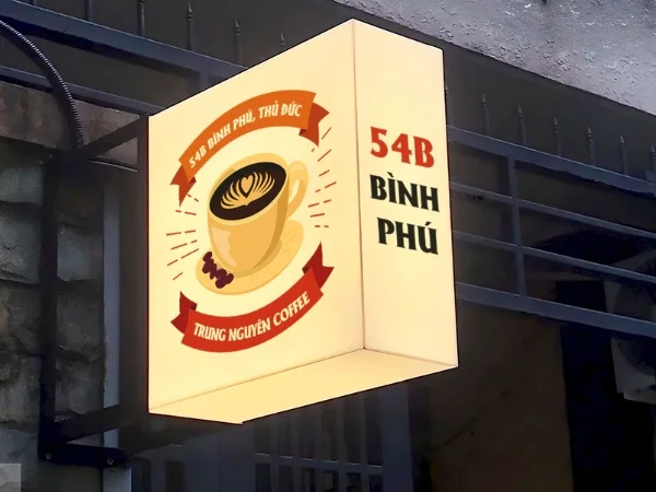 Thiết Kế Hộp Đèn Mica Chữ Nổi Đẹp