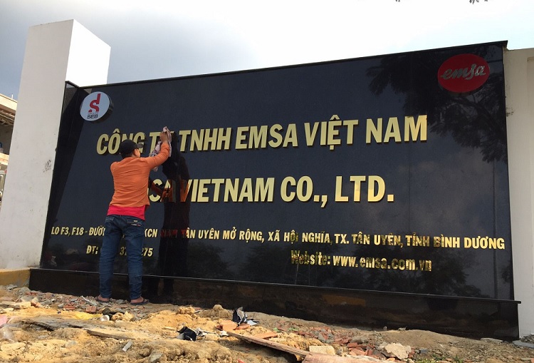 Mẫu Biển Chữ Nổi Inox Đẹp