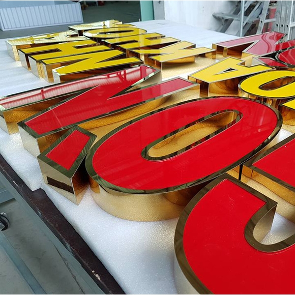 Thi Công Chữ Nổi Inox