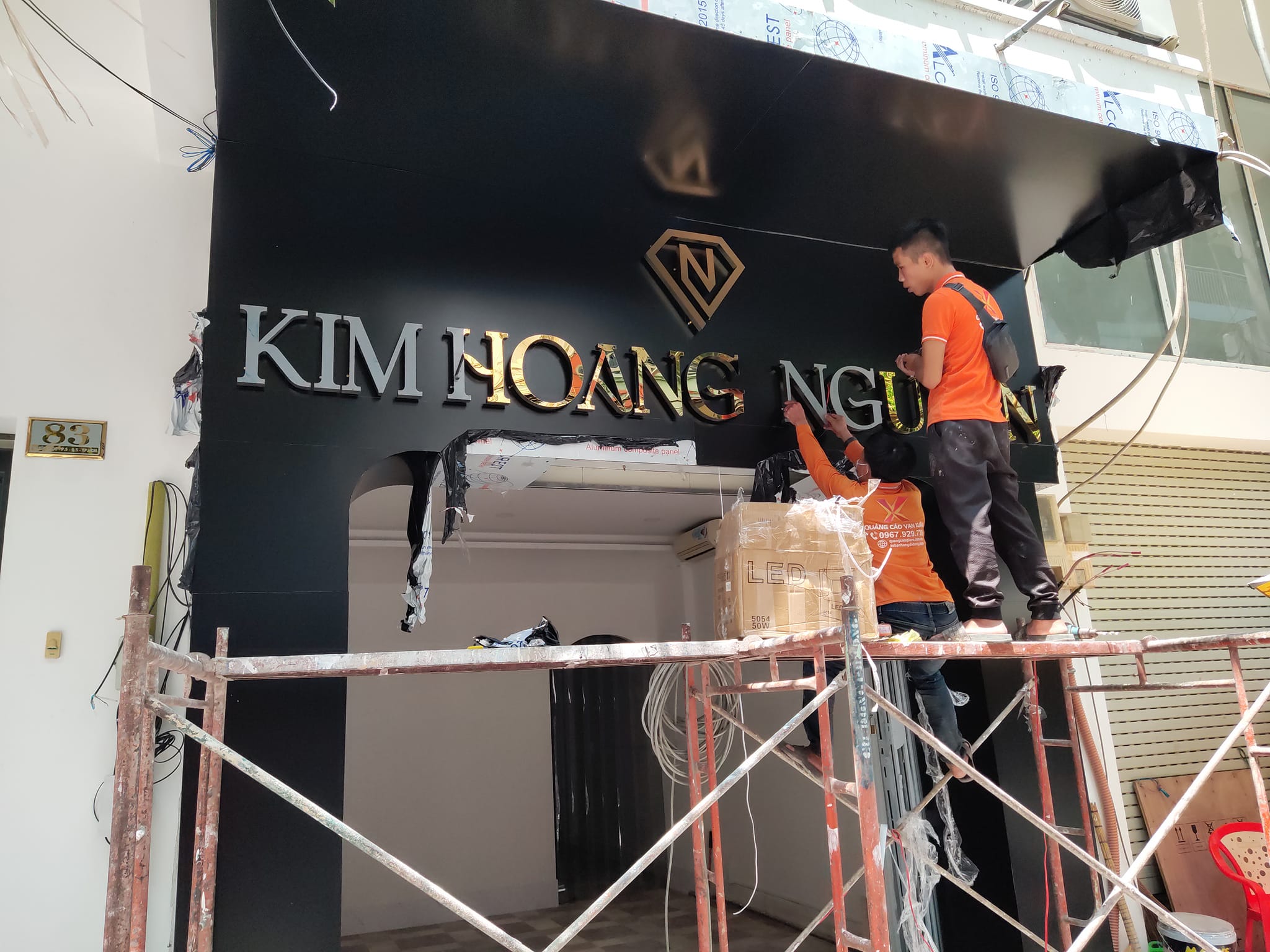 Biển Hiệu Alu Chữ Nổi Inox Đẹp