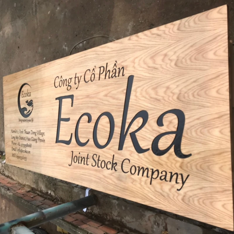 Mẫu Bảng Hiệu Gỗ Đẹp Năm 2025