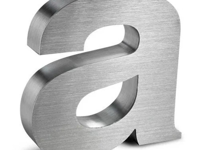 Bảng Hiệu Chữ Nổi Inox Trắng Xước Đẹp