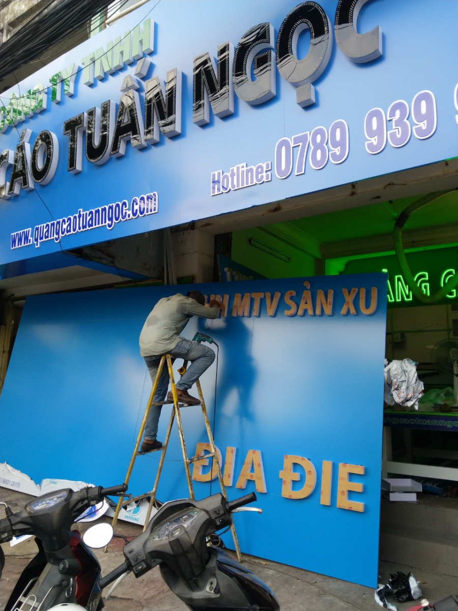 Thi Công Bảng Hiệu Chữ Mica Đẹp