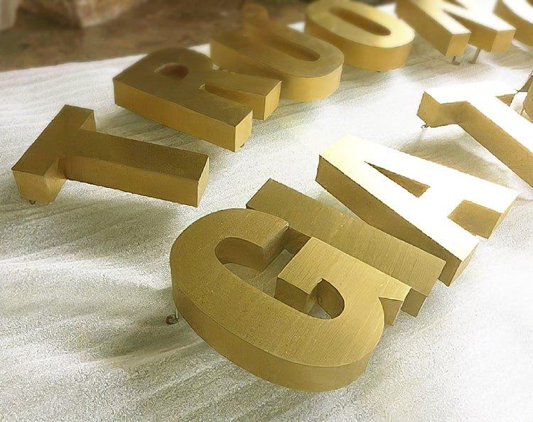 Gia Công Chữ Inox Vàng Sang Trọng, Bền Đẹp