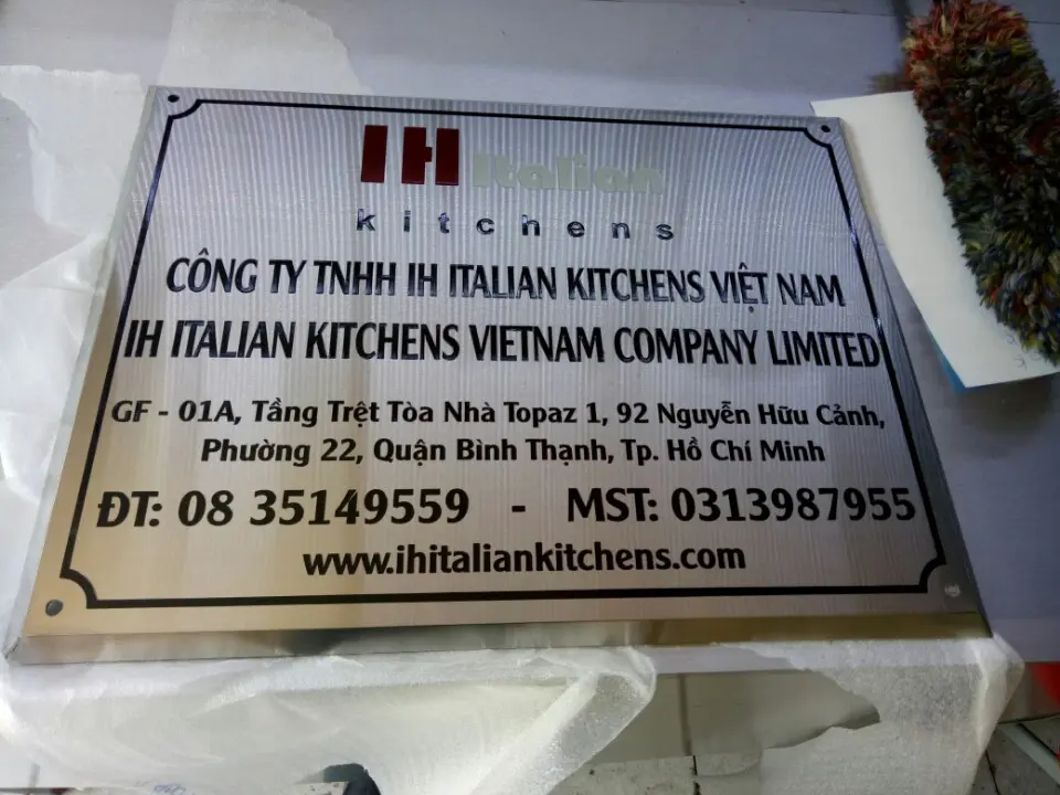 Mẫu Bảng Hiệu Công Ty Inox Đẹp Năm 2026