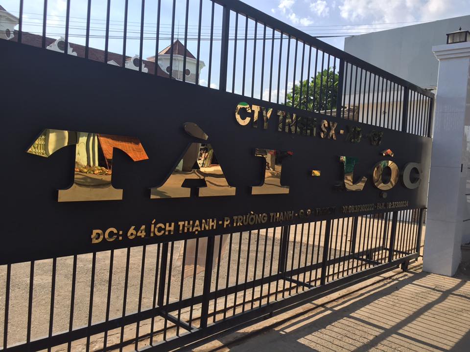 Gia Công Chữ Nổi Inox Vàng Gương Thủ Đức Uy Tín