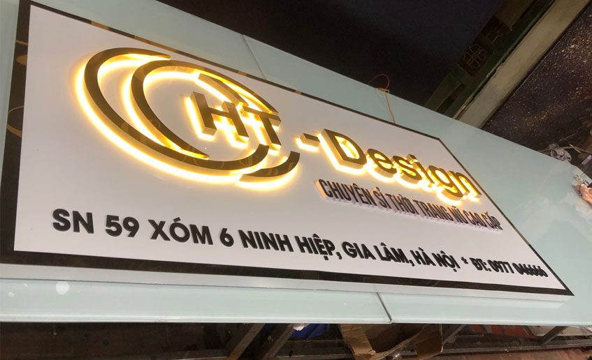 Gia Công Chữ Nổi Inox Vàng Gương Thủ Đức Uy Tín