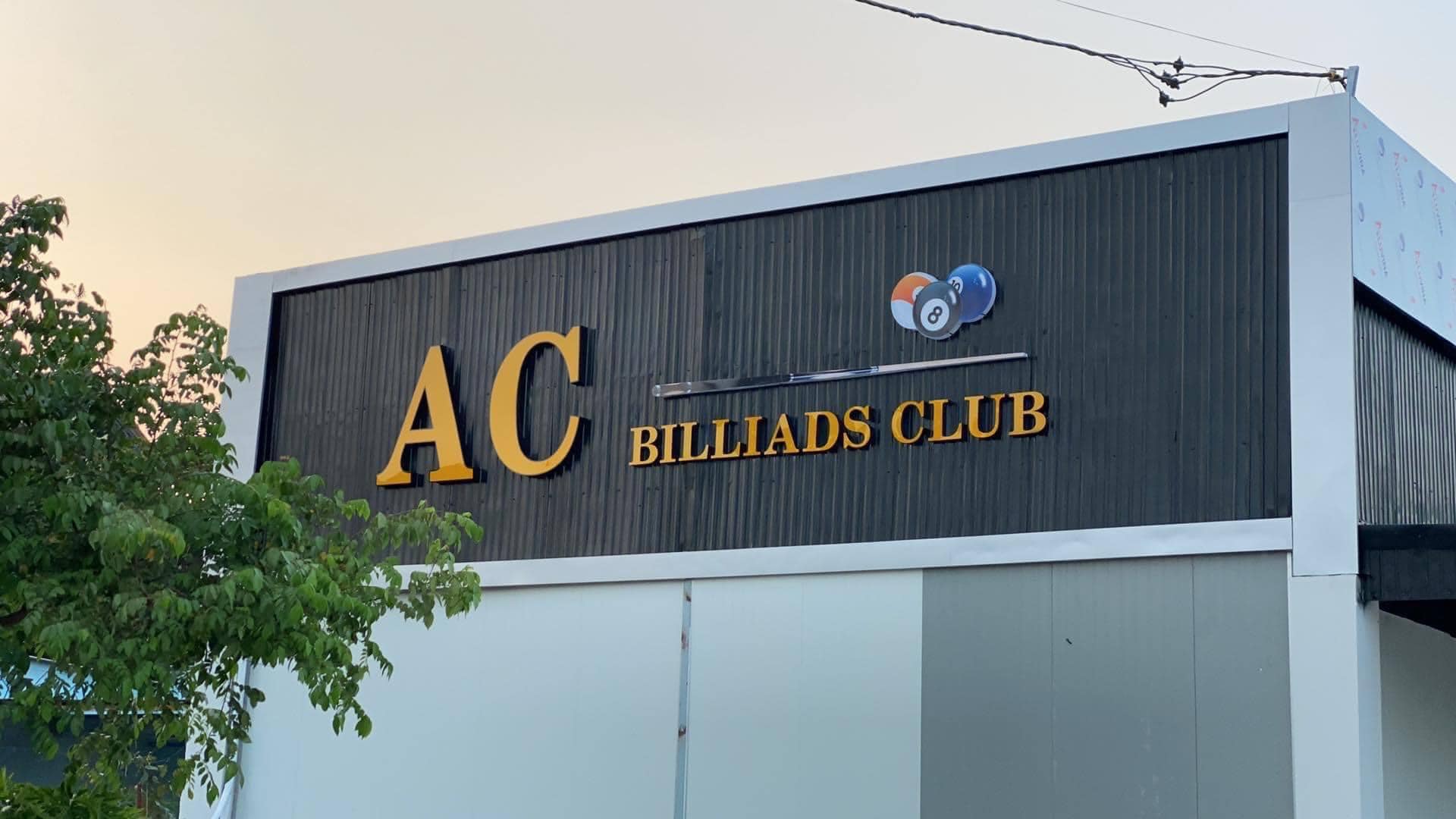 Mẫu Bảng Hiệu Billiards Shop Đẹp